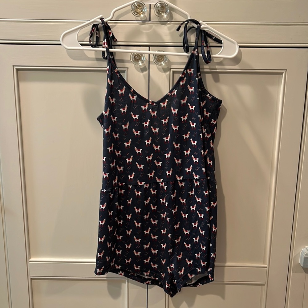 ☀️Llama print romper